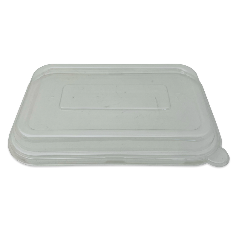 PET-T056D Dome Lid for 32OZ Bagasse Food Tray