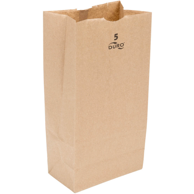 5 LB Kraft Brown Paper Bag 18405