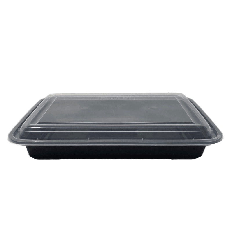 58OZ Rect Plastic Container and Lid RE-58B