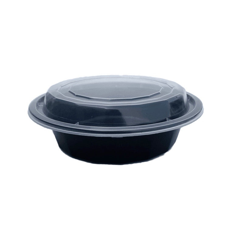 16OZ Round Plastic Container and Lid F-6016