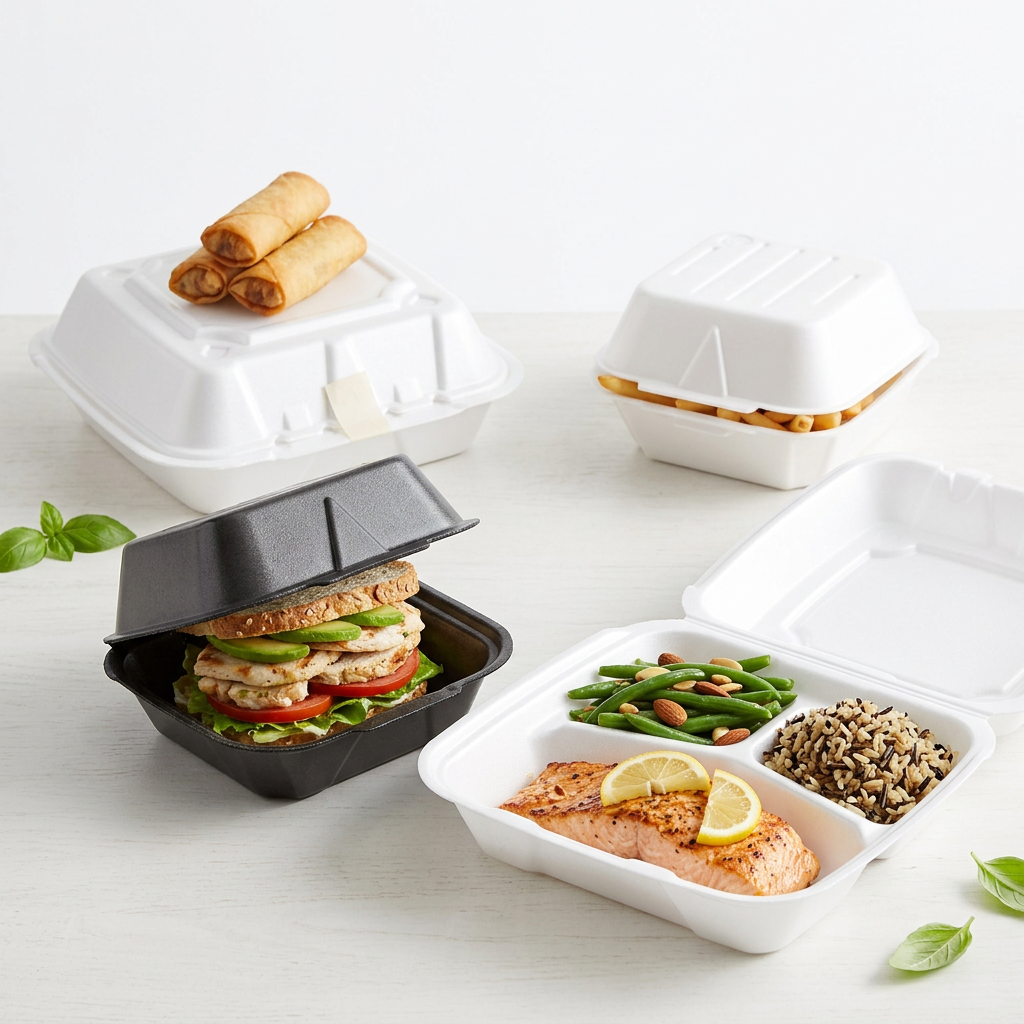 Foam Takeout Containers