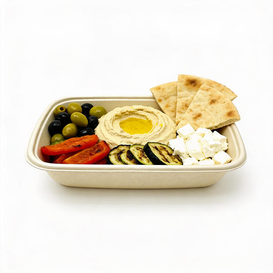 33OZ Bagasse Tray Natural, 300/CS