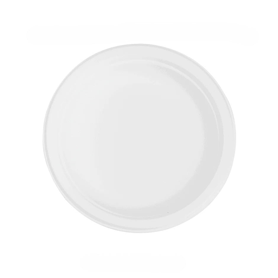 7" Bagasse Plate Round, 500/CS