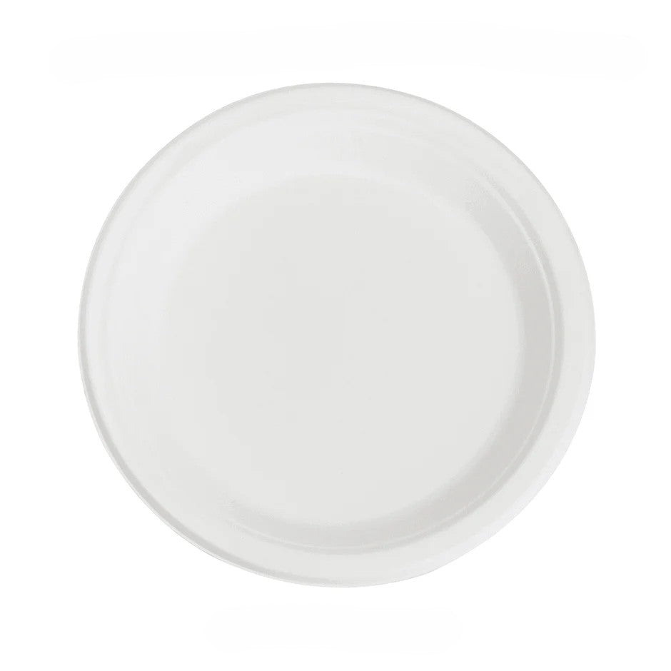 9" Bagasse Plate Round 1-Comp , 500/CS