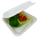 Bagasse Hinged Container 8X8 1-Comp