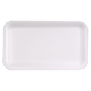 #17S White Foam Tray 8 1/4" x 4 1/2" x 1/2", 1000/CS