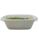 PET Flat Lid for 32/64OZ Rectangle Grab & Go