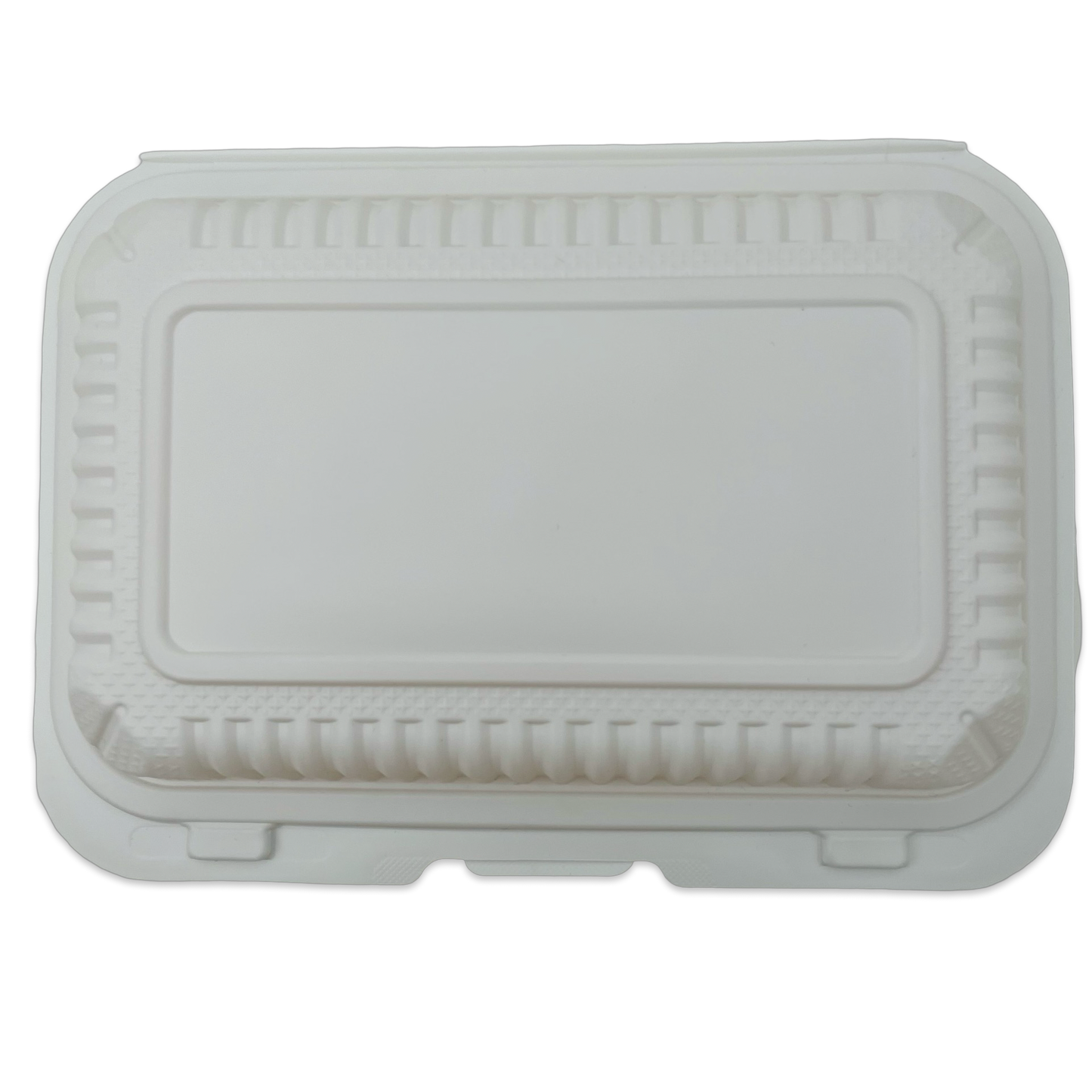 9X6X2.5 White Hinged Container