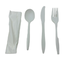 Cutlery Kit Medium-Weight PP [WHITE] (F/K/S/N)