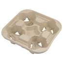 4-Cup Molded Fiber Carrier for 8~32OZ Cups