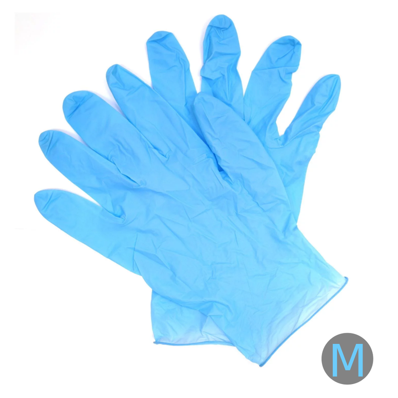Nitrile Glove Powder Free Blue - Medium