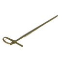 Bamboo Skewer 4" Knotted Green