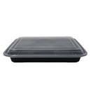58OZ Rect Plastic Container and Lid